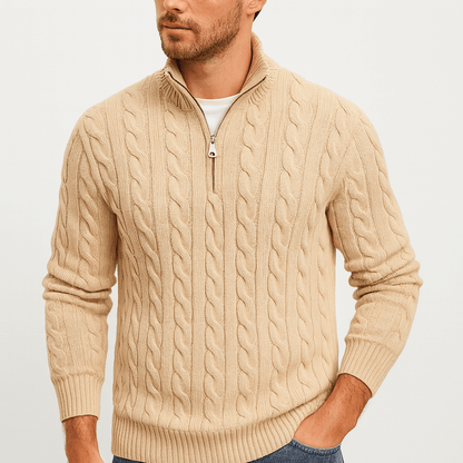 Saazoo | Soft zip-up sweater