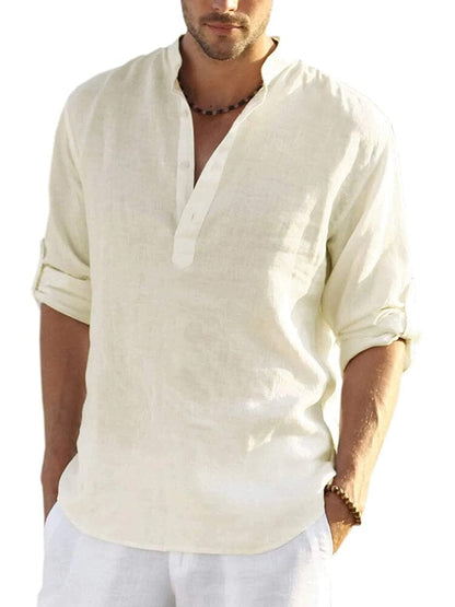 Saazoo | Men's Cotton Blend Casual Shirt