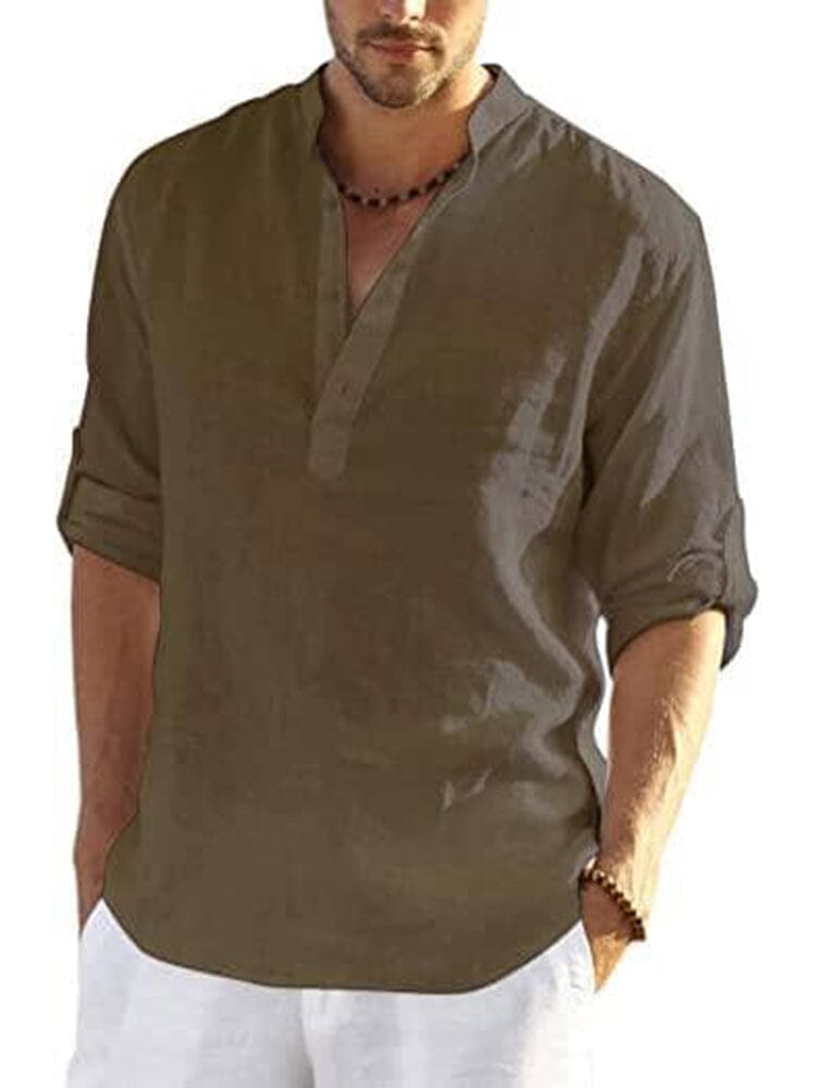 Saazoo | Men's Cotton Blend Casual Shirt