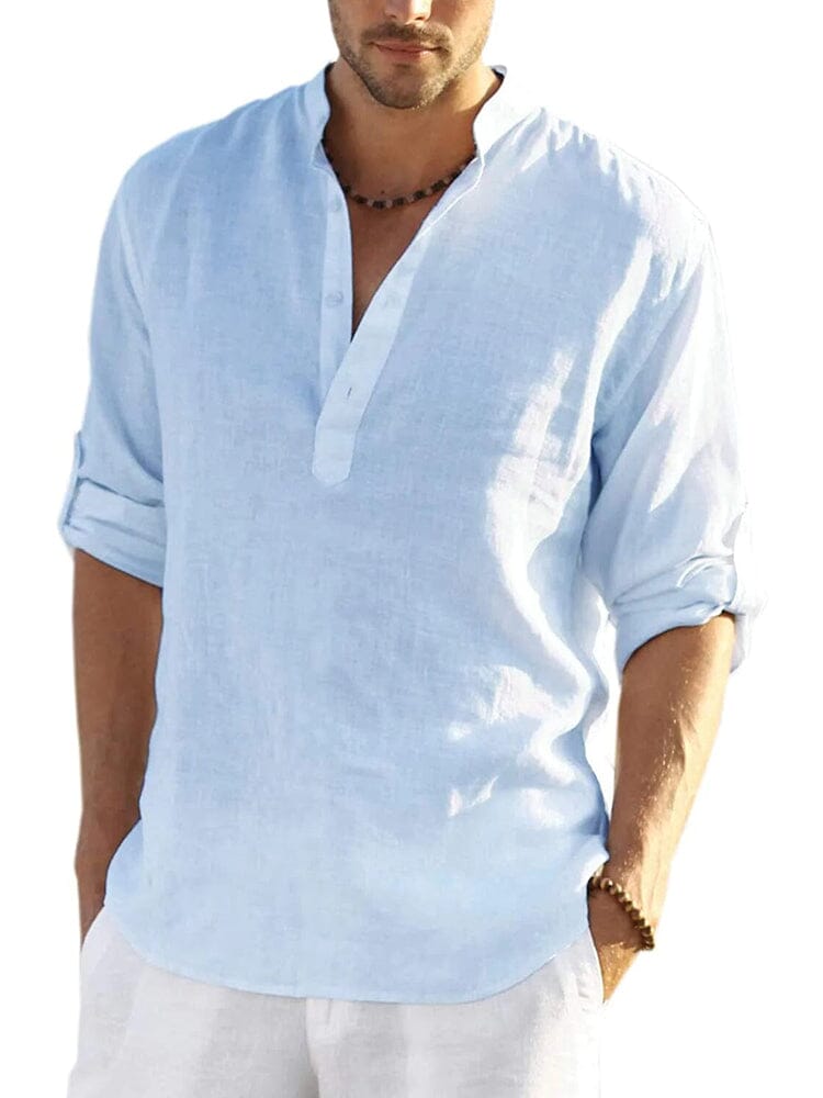 Saazoo | Men's Cotton Blend Casual Shirt
