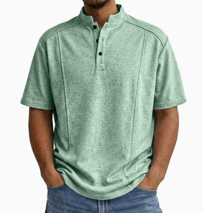 Saazoo | Men's Cotton Blend Button-Up Shirt