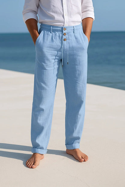Saazoo | Men's Lightweight Linen Blend Pants