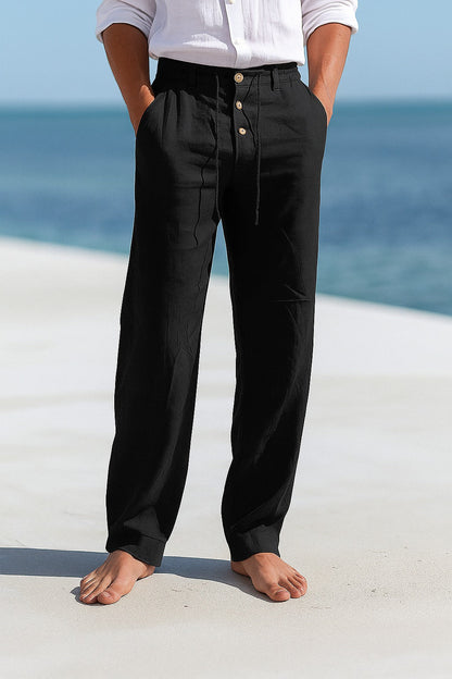 Saazoo | Men's Lightweight Linen Blend Pants