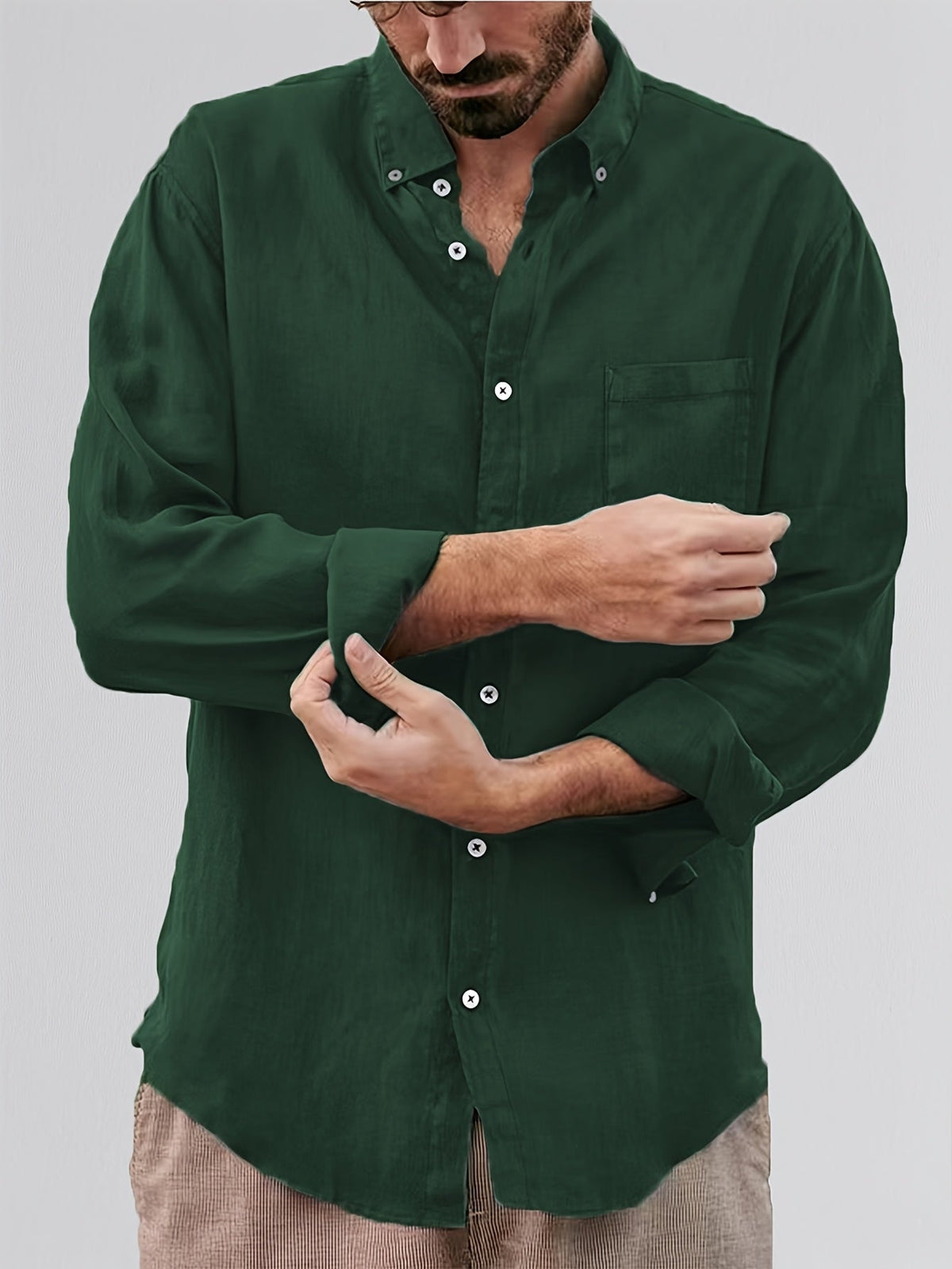 Saazoo | Men's Classic Lapel Collar Shirt