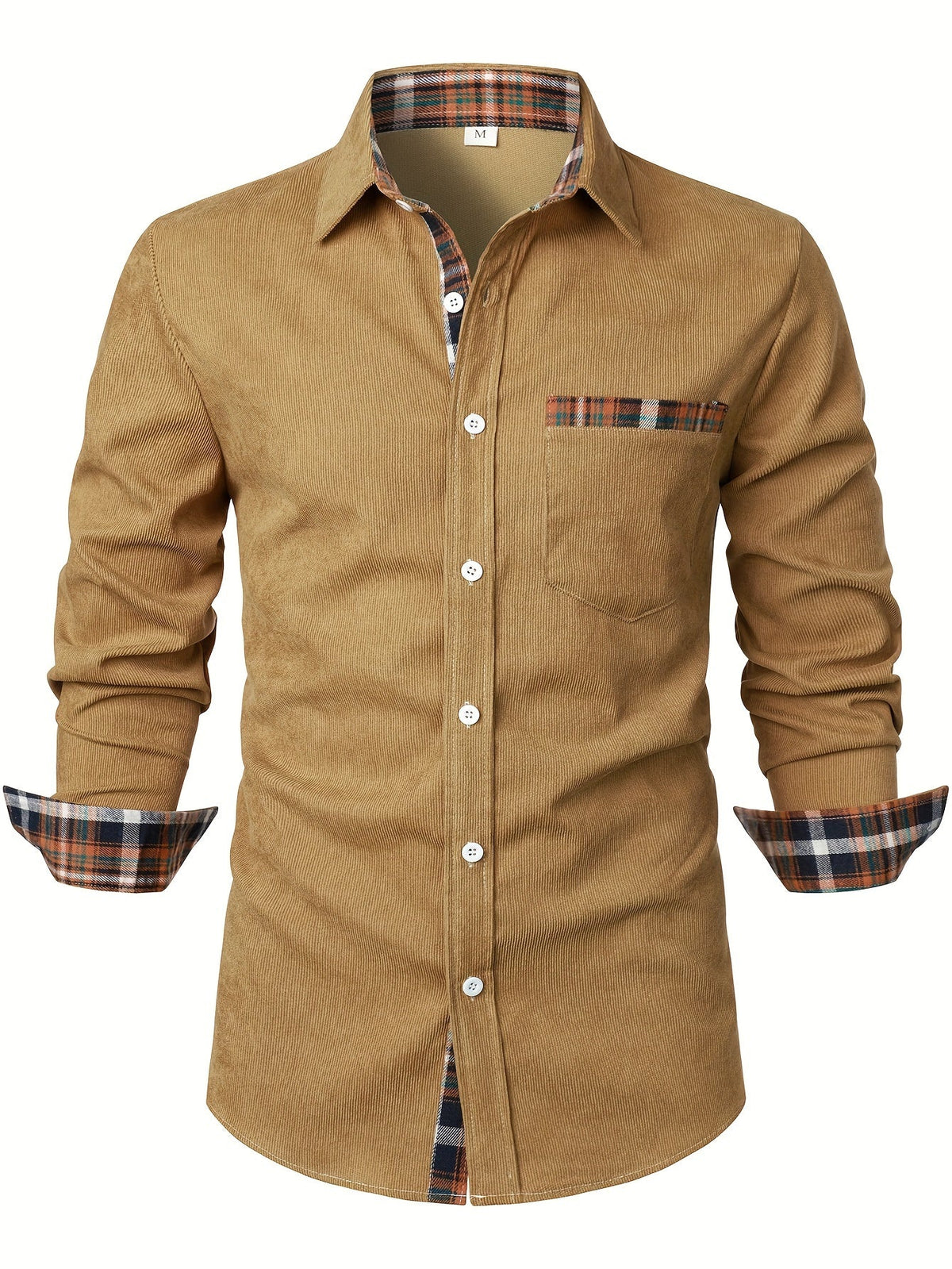 Saazoo | Men's Button-Up Camp Collar Shirt