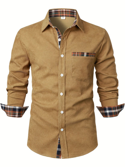 Saazoo | Men's Button-Up Camp Collar Shirt