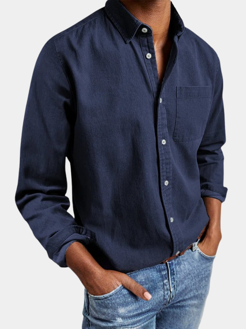 Saazoo | Men's Cotton Blend Casual Shirt