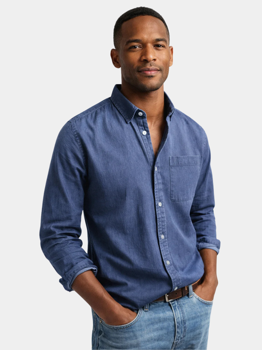 Saazoo | Men's Cotton Blend Button-Up Shirt