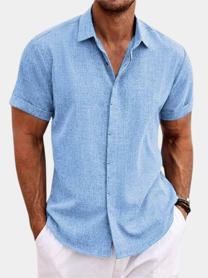 Saazoo | Men's Regular Fit Casual Button-Up Shirt