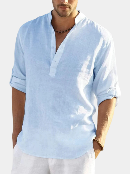 Saazoo | Men's Cotton Blend Casual Shirt