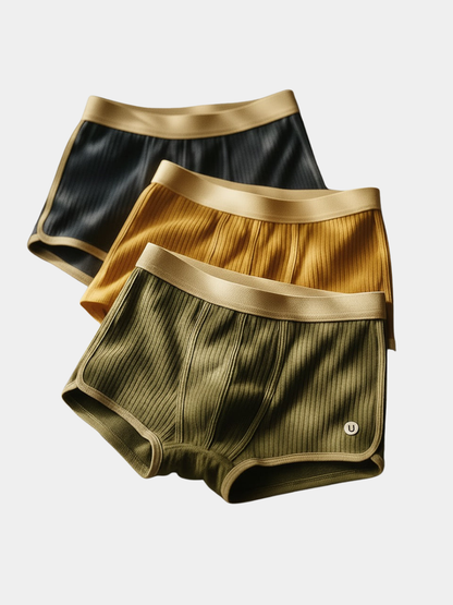 Saazoo | Men's Cotton Blend Boxer Briefs 3-Pack