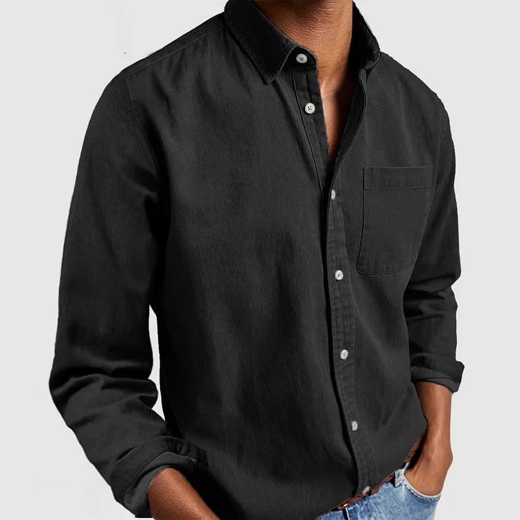 Saazoo | Men's Cotton Blend Casual Shirt