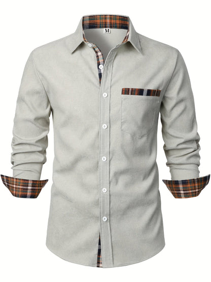Saazoo | Men's Button-Up Camp Collar Shirt