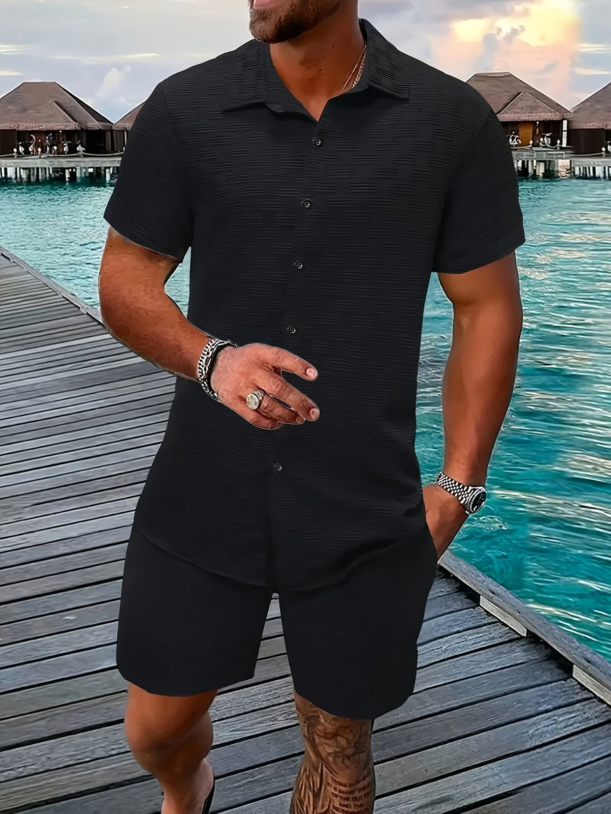 Saazoo | Men's Casual Summer Two-Piece Set