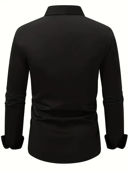Saazoo | Men's Long Sleeve Button-Up Shirt