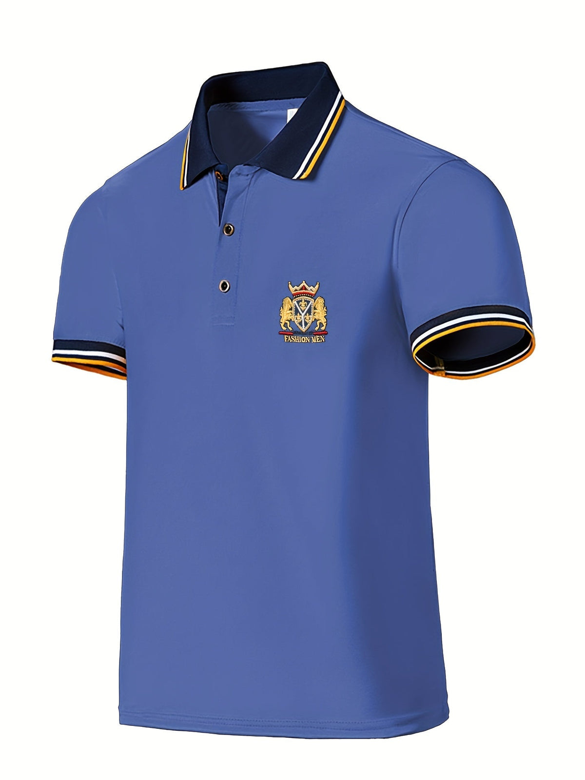 Saazoo | Men's Embroidered Cotton Blend Shirt