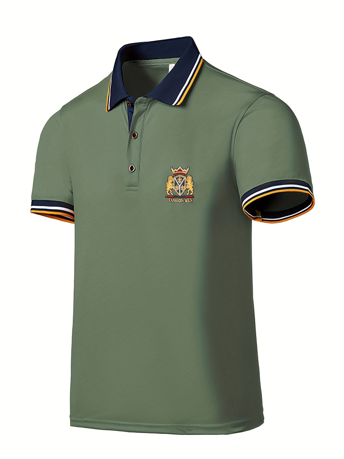 Saazoo | Men's Embroidered Cotton Blend Shirt