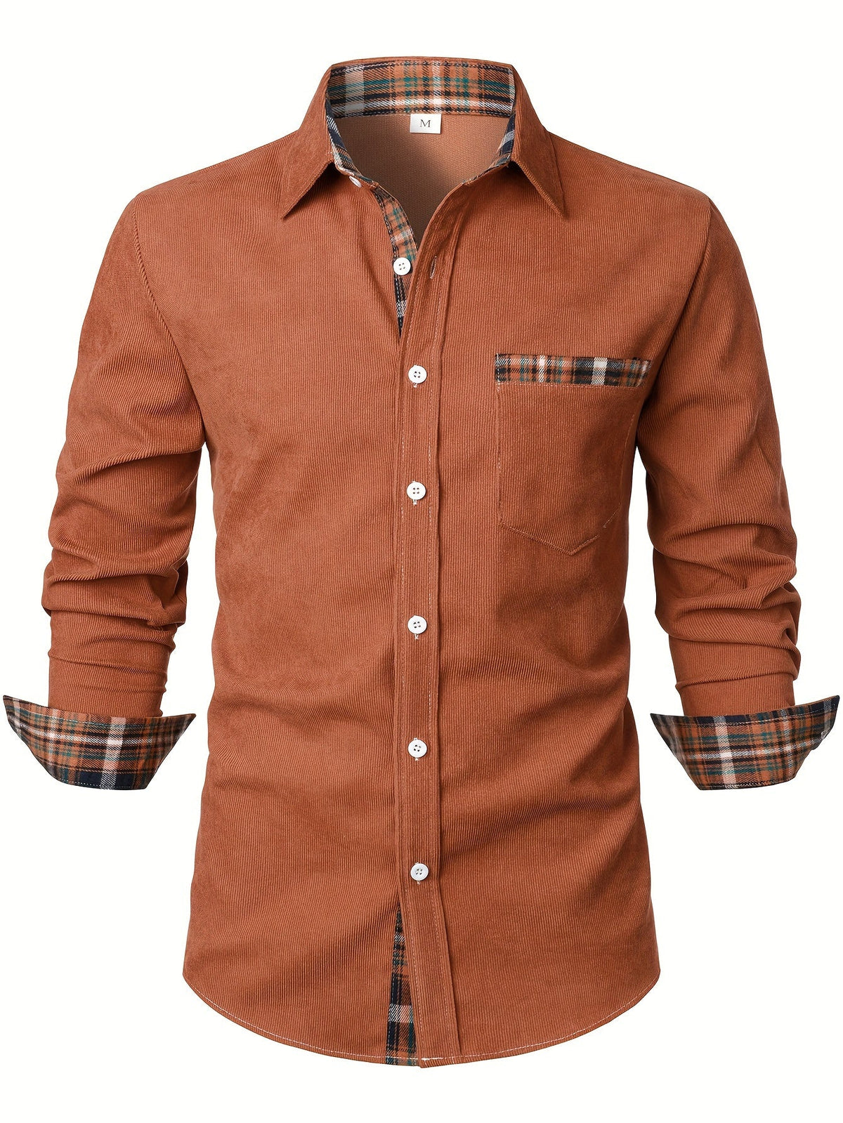 Saazoo | Men's Button-Up Camp Collar Shirt