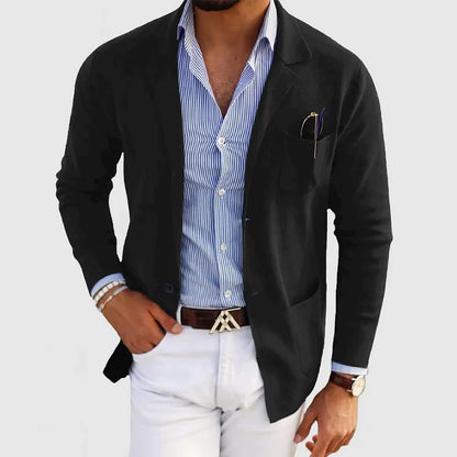 Saazoo | Men's Soft Plain Casual Jacket