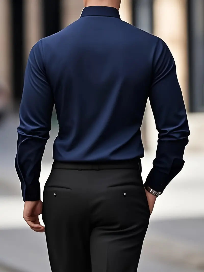 Saazoo | Men's Long Sleeve Button-Up Shirt