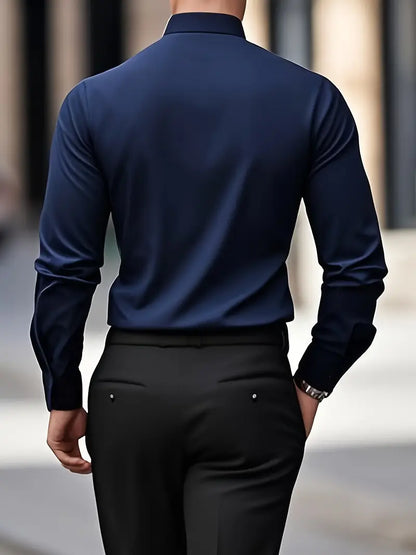 Saazoo | Men's Long Sleeve Button-Up Shirt