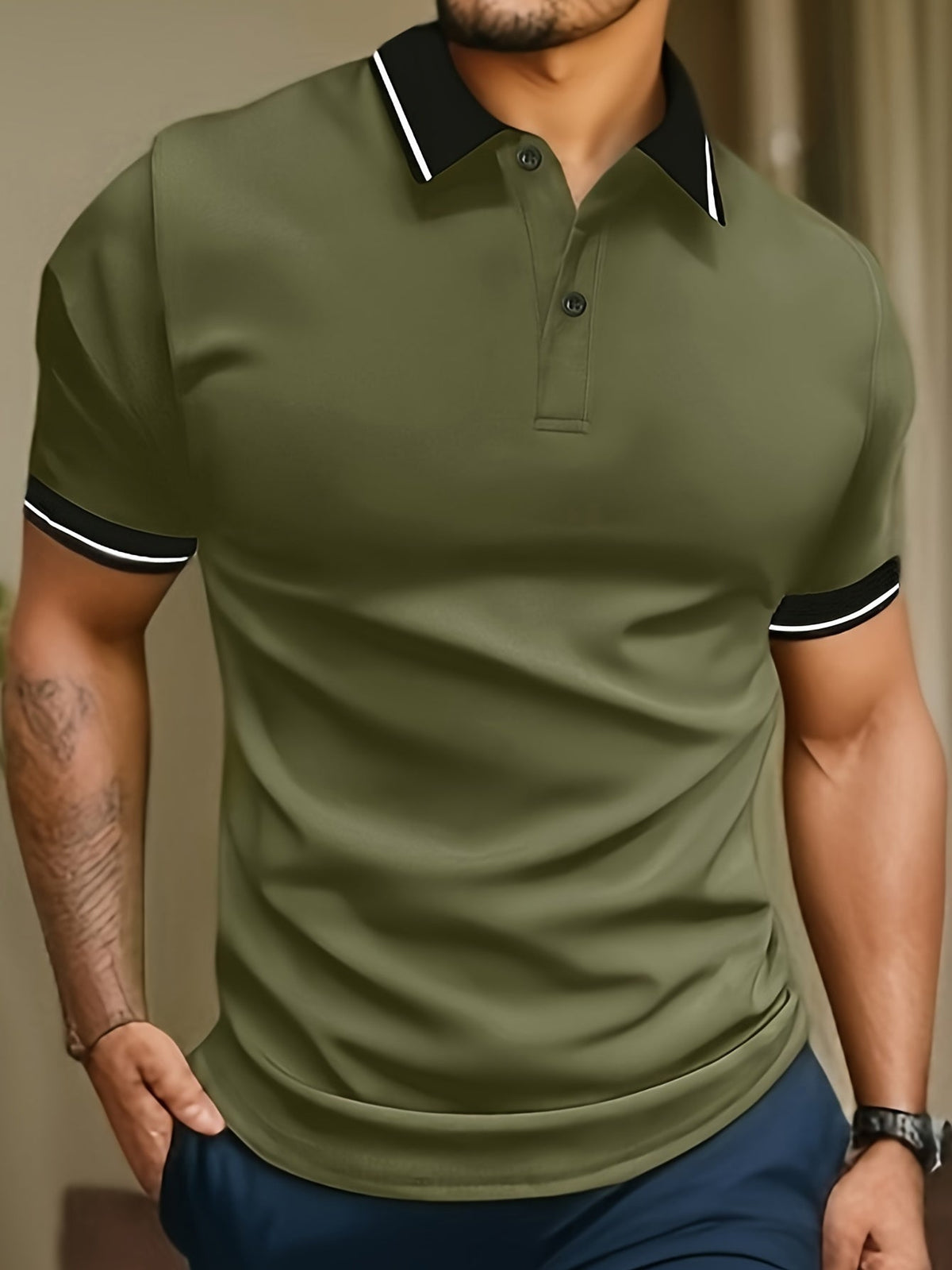 Saazoo | Men's Relaxed Camp Collar Summer Shirt
