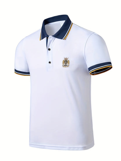 Saazoo | Men's Embroidered Cotton Blend Shirt