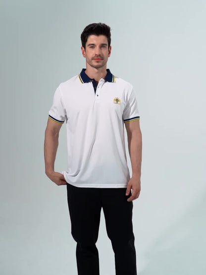 Saazoo | Men's Embroidered Cotton Blend Shirt