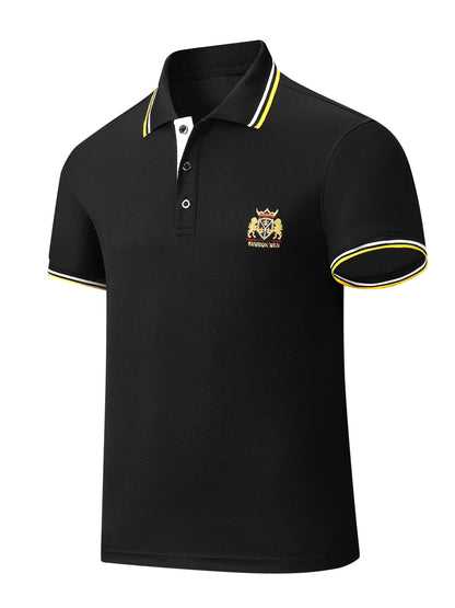 Saazoo | Men's Embroidered Cotton Blend Shirt