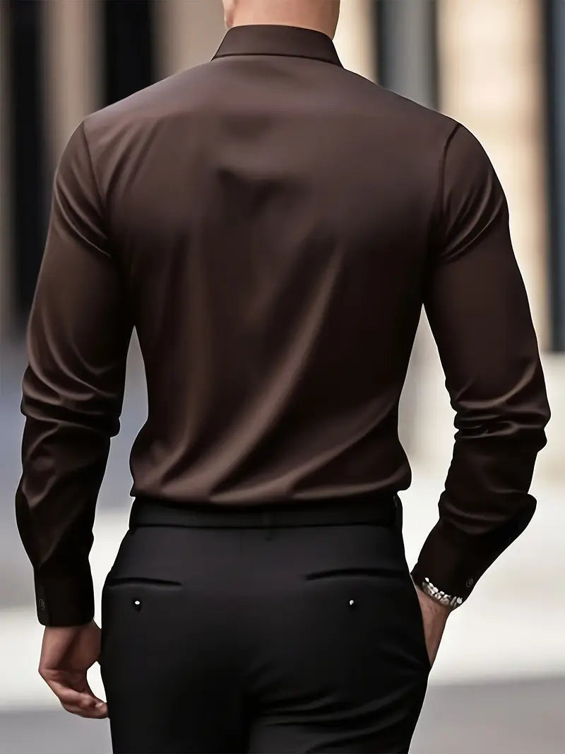 Saazoo | Men's Long Sleeve Button-Up Shirt