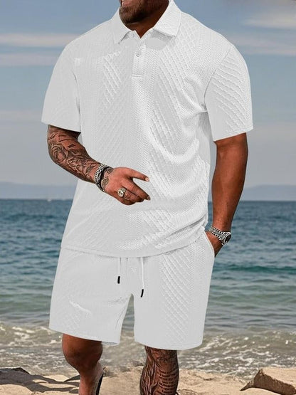 Saazoo | Men's Textured Knit Summer Set