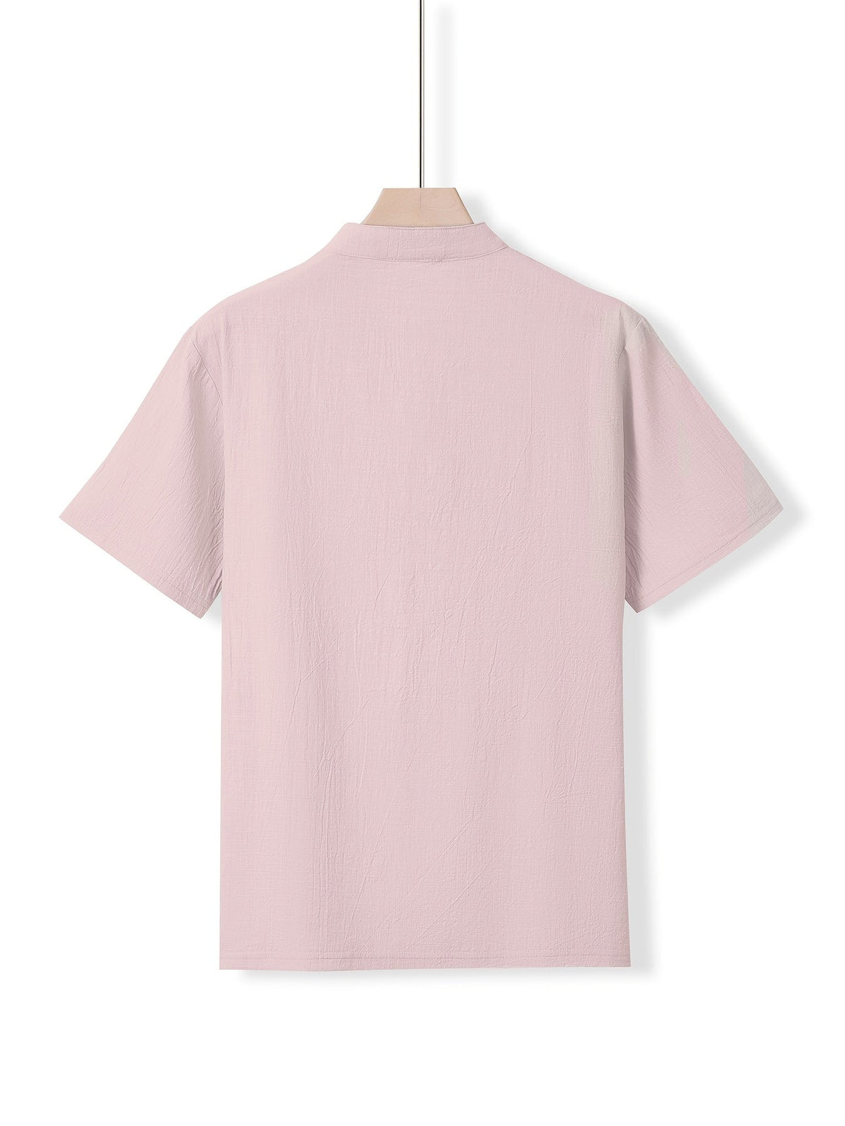 Saazoo | Men's Cotton Blend Mandarin Collar Shirt