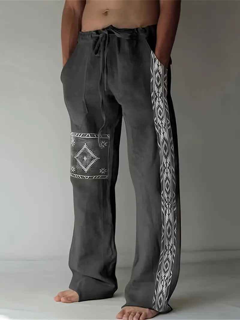 Saazoo | Men's Relaxed Cotton Blend Boho Pants