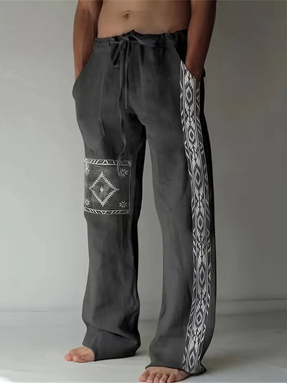 Saazoo | Men's Relaxed Cotton Blend Boho Pants
