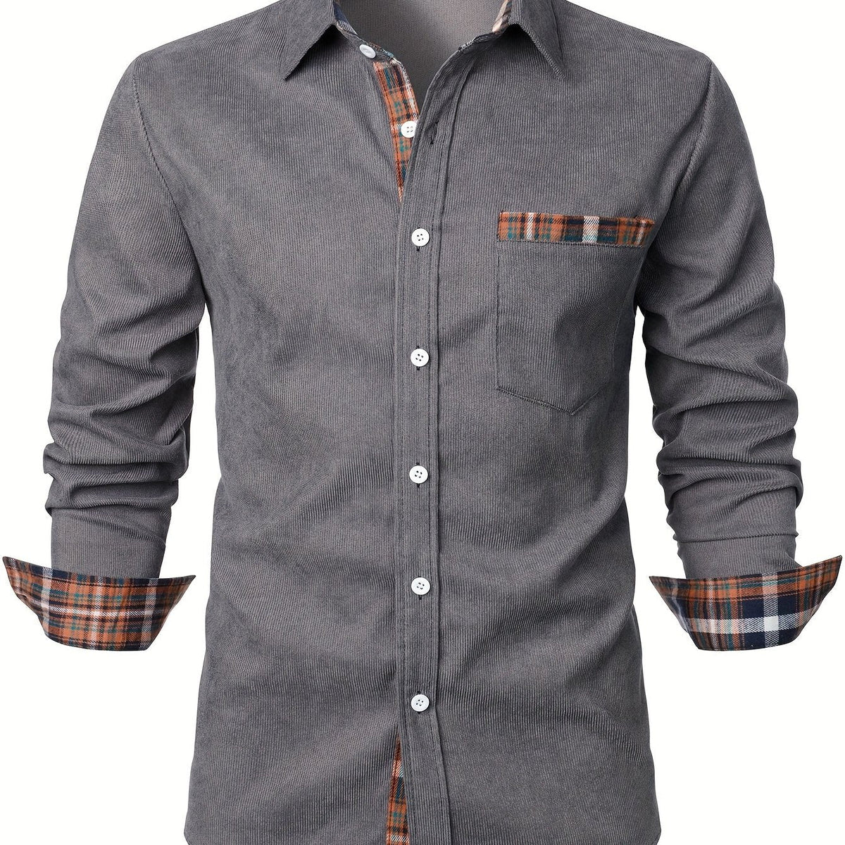 Saazoo | Men's Button-Up Camp Collar Shirt