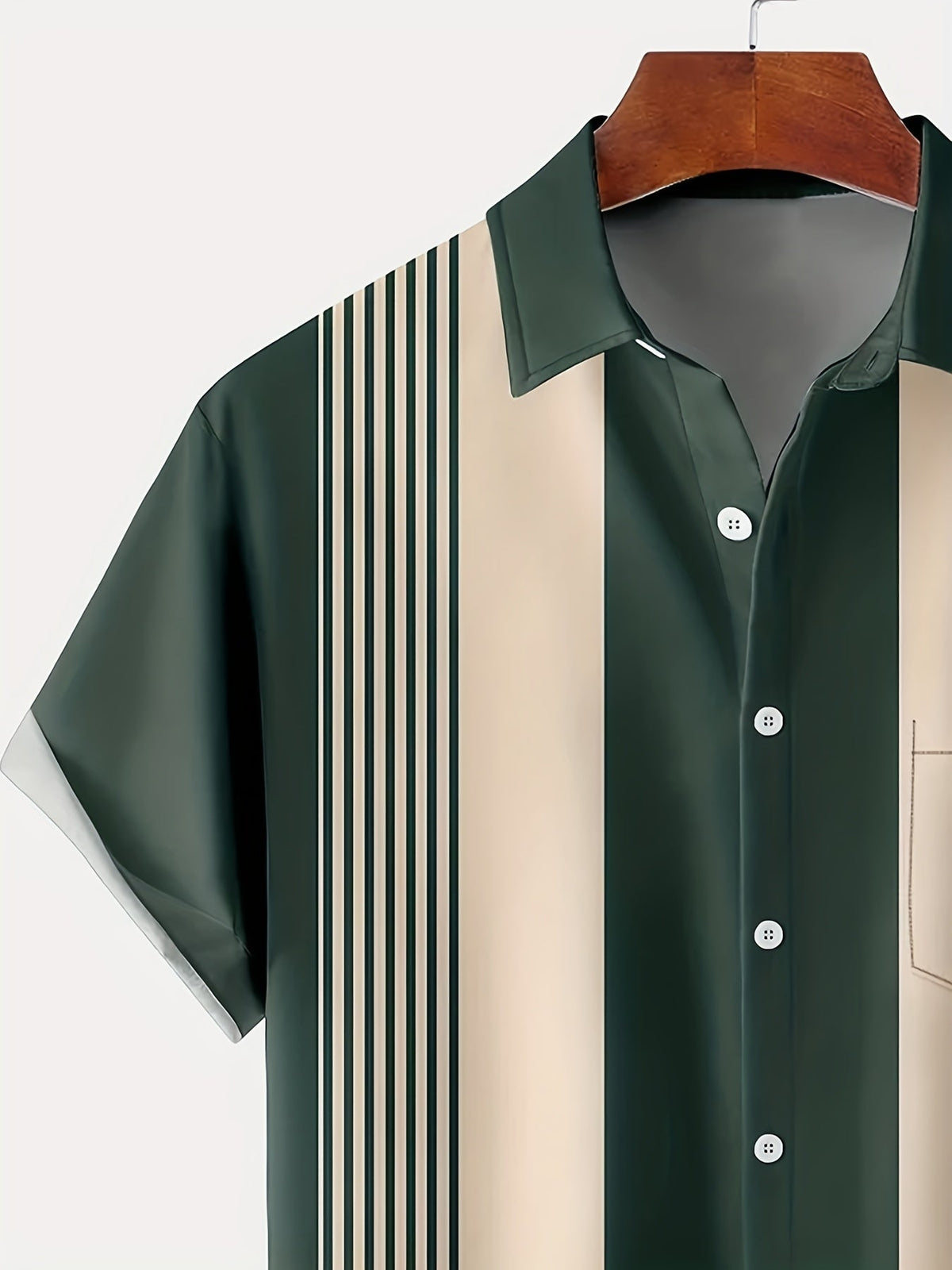 Saazoo | Men's Geometric Print Vintage Shirt