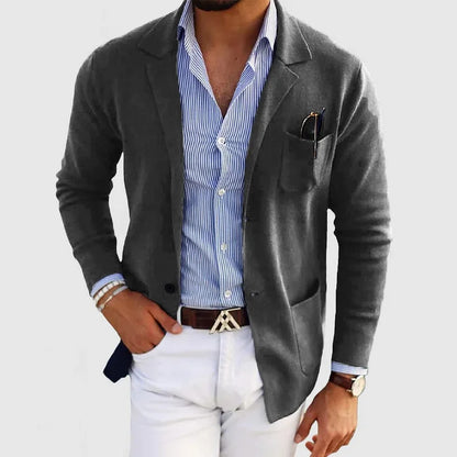 Saazoo | Men's Soft Plain Casual Jacket