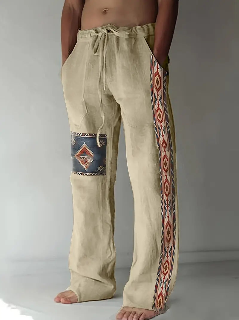 Saazoo | Men's Relaxed Cotton Blend Boho Pants
