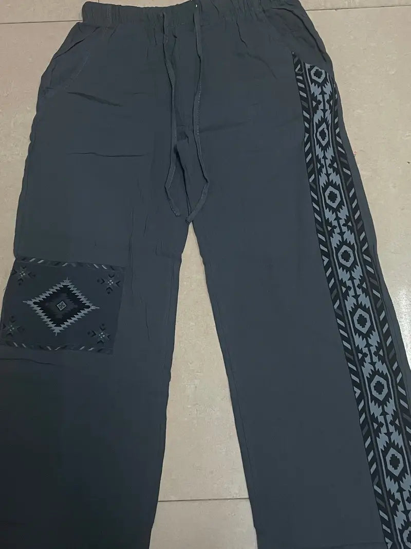 Saazoo | Men's Relaxed Cotton Blend Boho Pants