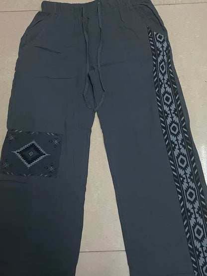 Saazoo | Men's Relaxed Cotton Blend Boho Pants