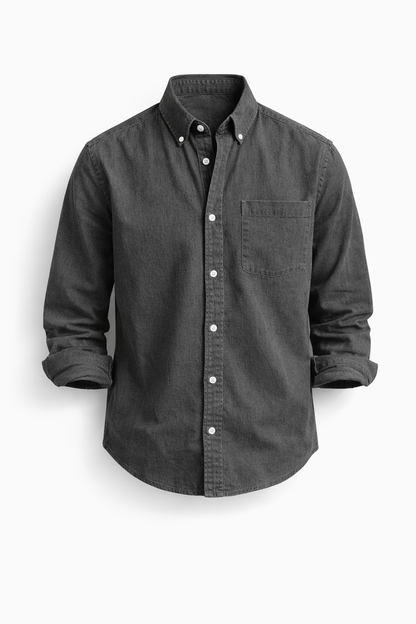Saazoo | Men's Cotton Blend Button-Up Shirt