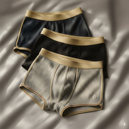 Saazoo | Men's Cotton Blend Boxer Briefs 3-Pack