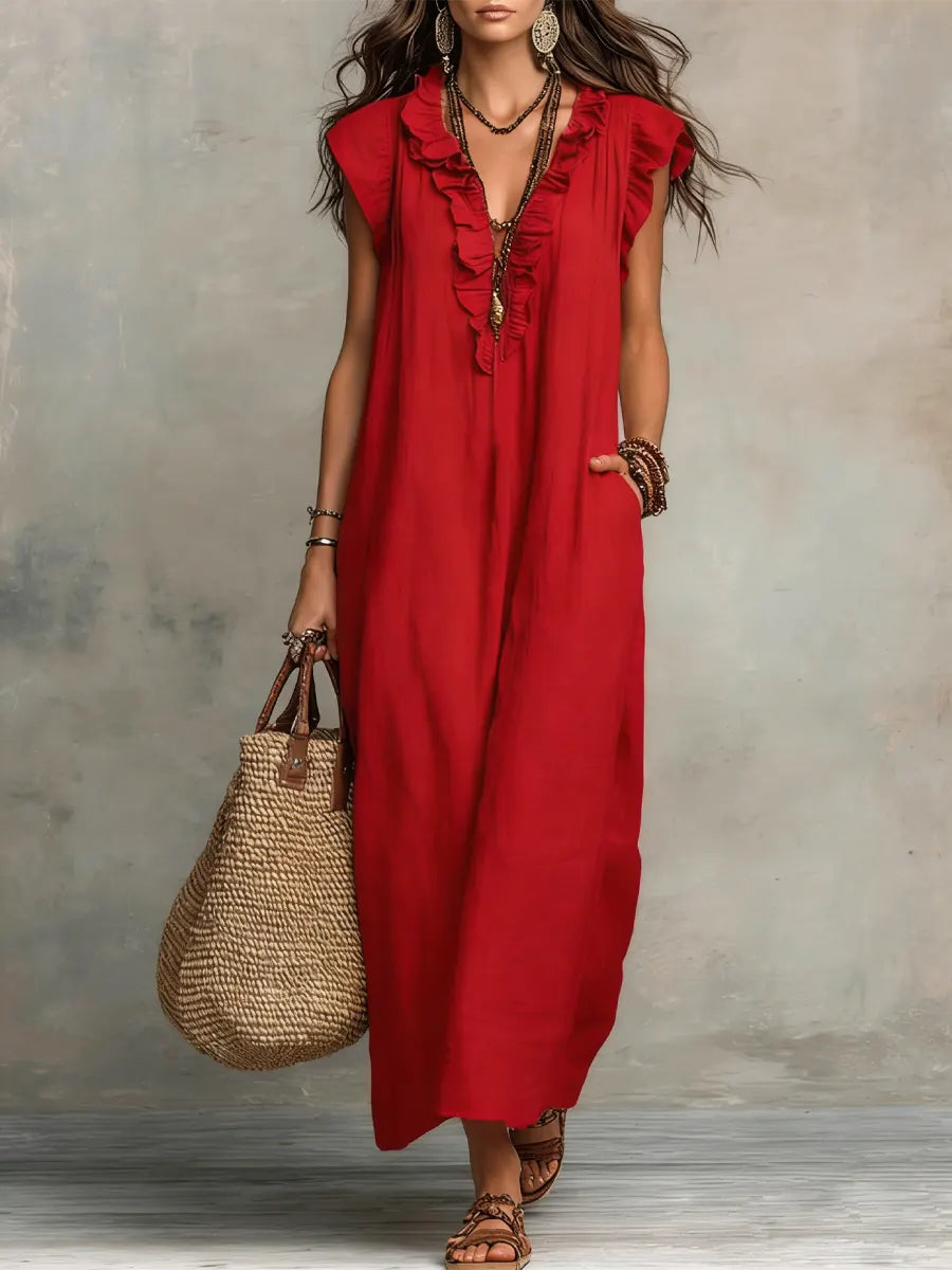 Saazoo | Women's Flowy Boho Dress