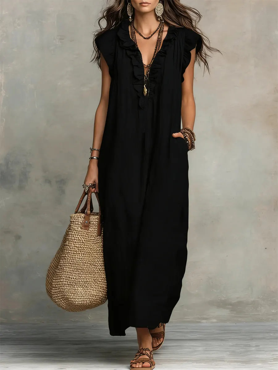 Saazoo | Women's Flowy Boho Dress