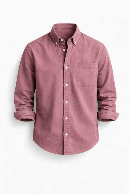 Saazoo | Men's Cotton Blend Button-Up Shirt