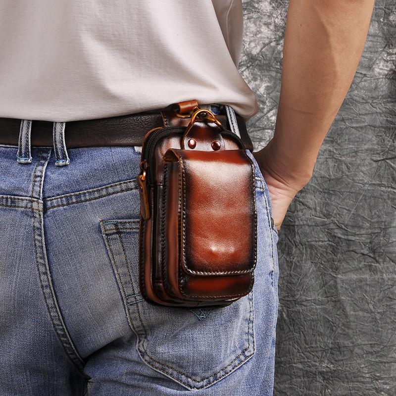 Saazoo | Men's Leather Belt Bag