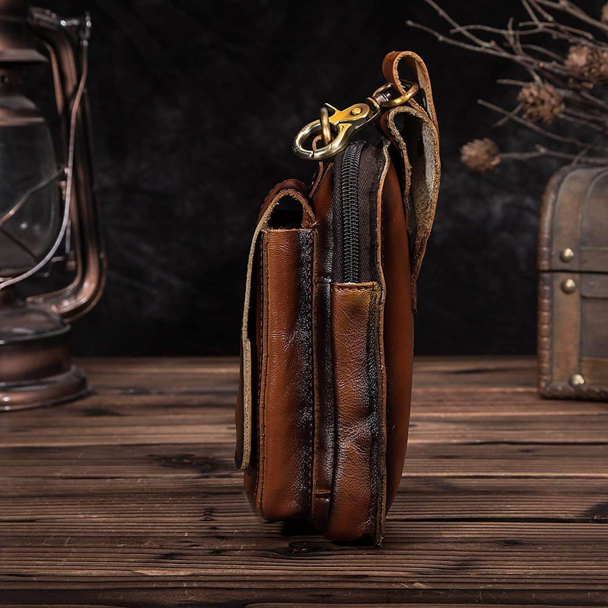 Saazoo | Men's Leather Belt Bag