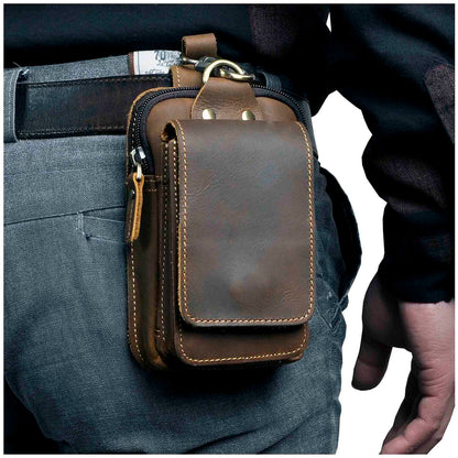 Saazoo | Men's Leather Belt Bag