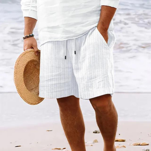 Saazoo | Men's Relaxed Cotton Blend Beach Shorts