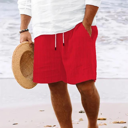 Saazoo | Men's Relaxed Cotton Blend Beach Shorts